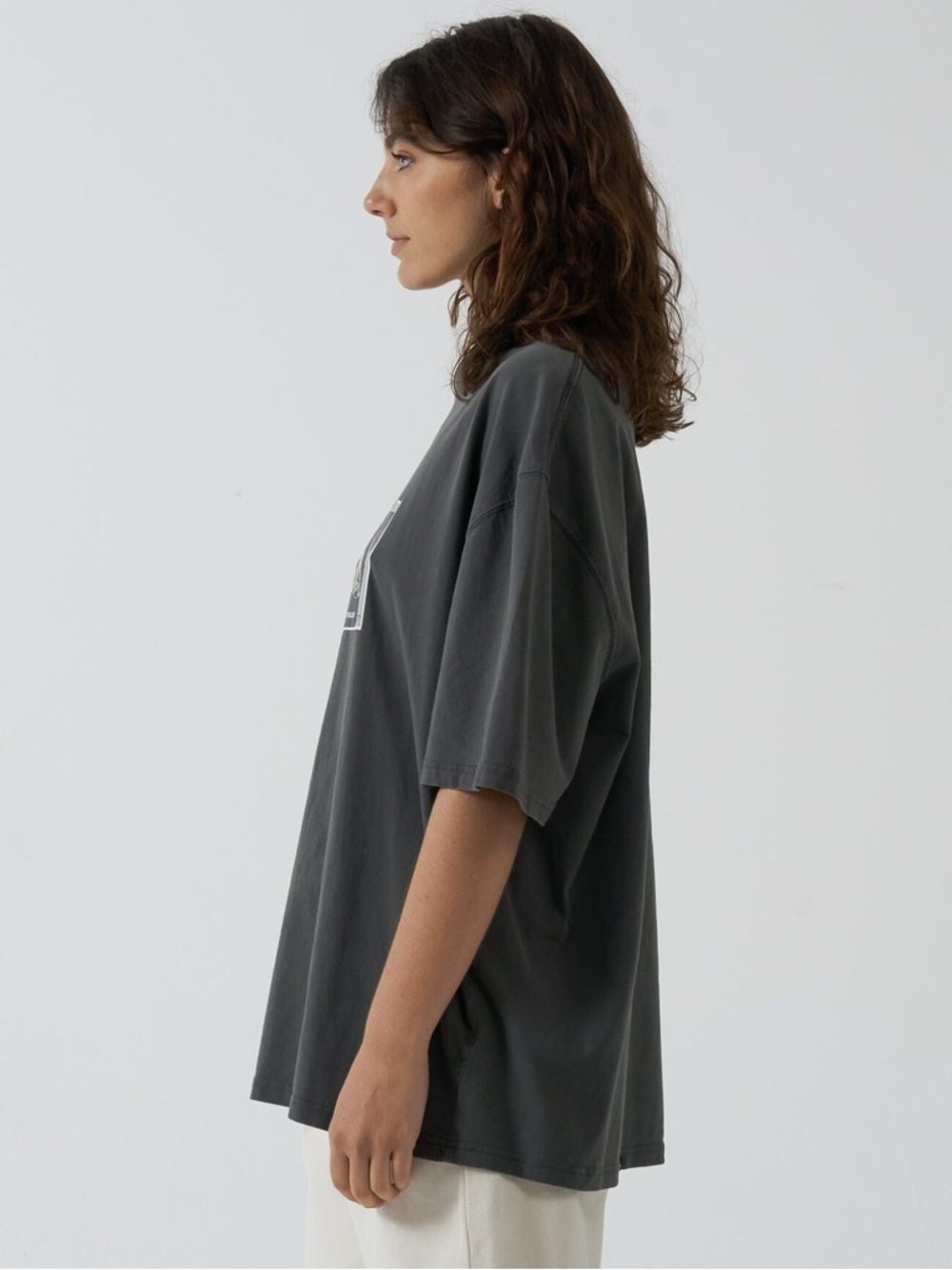 Thrills Perceptive Reality Oversized Tee in Merch Black Size S(super oversized) - Picture 4 of 9